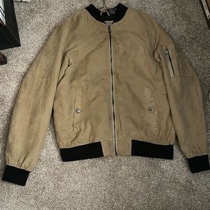 Polyester Suede bomber